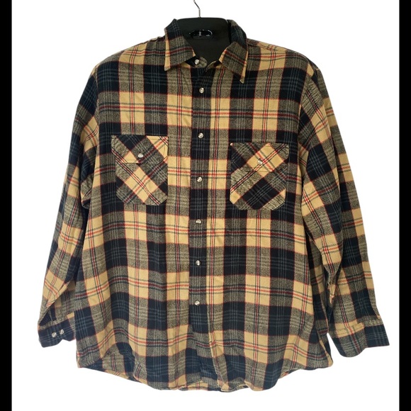 Vintage Outdoor Exchange Plaid Flannel XLT - Picture 1 of 7